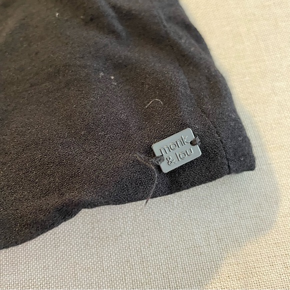 Monk & Lou Black Crepe Blazer Size Small GUC - Picture 6 of 7